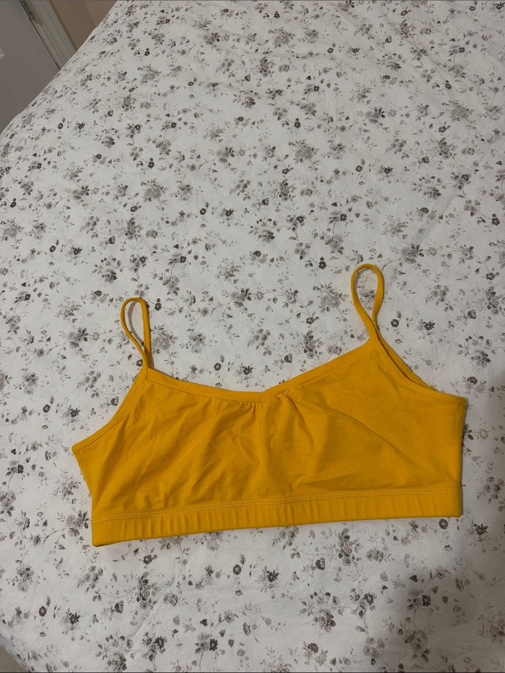lululemon athletica Yellow Seamless Triangle Bralette